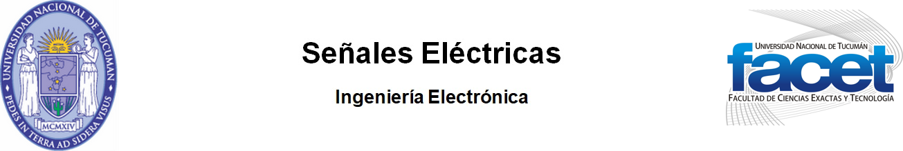 Señales Eléctricas, Ing. Electrónica logo